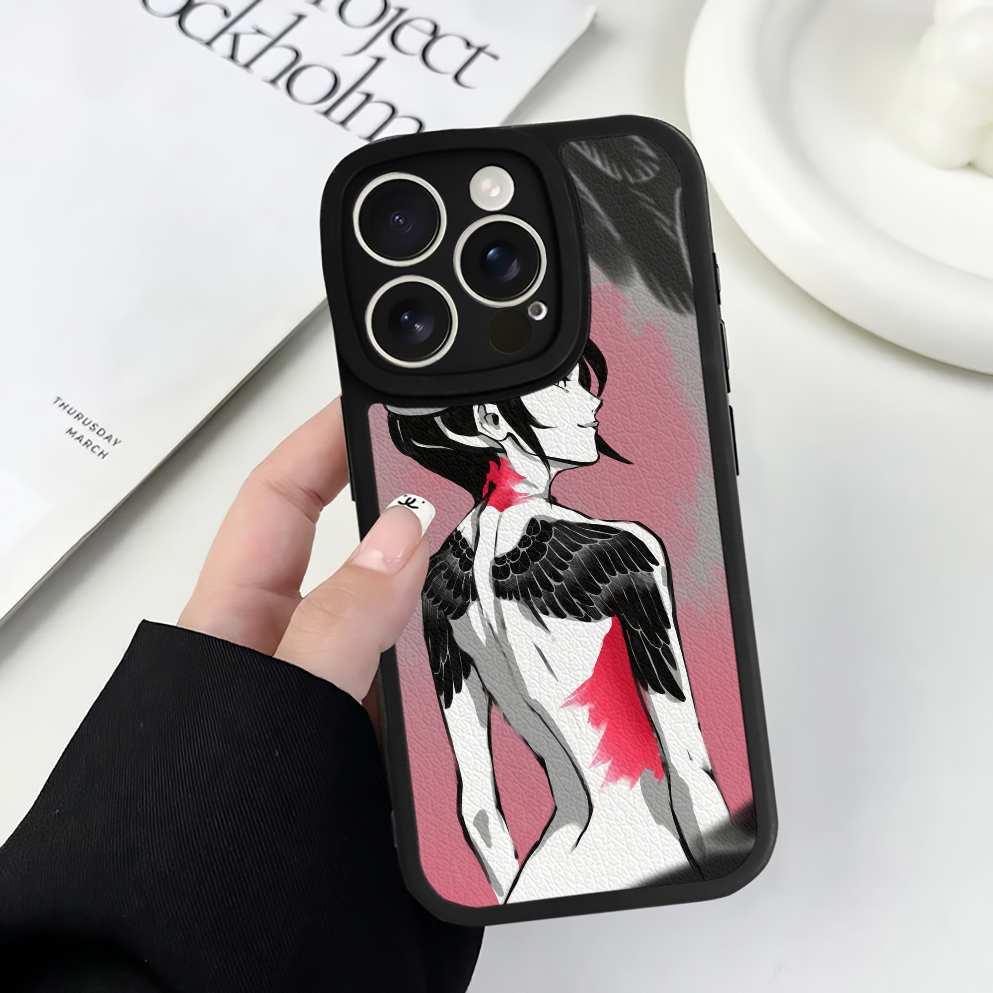 （画像用） ブリーチ BLEACH 【iPhone 16シリーズ対応】シリコンスマホケース（レザー調） 材質：シリコン